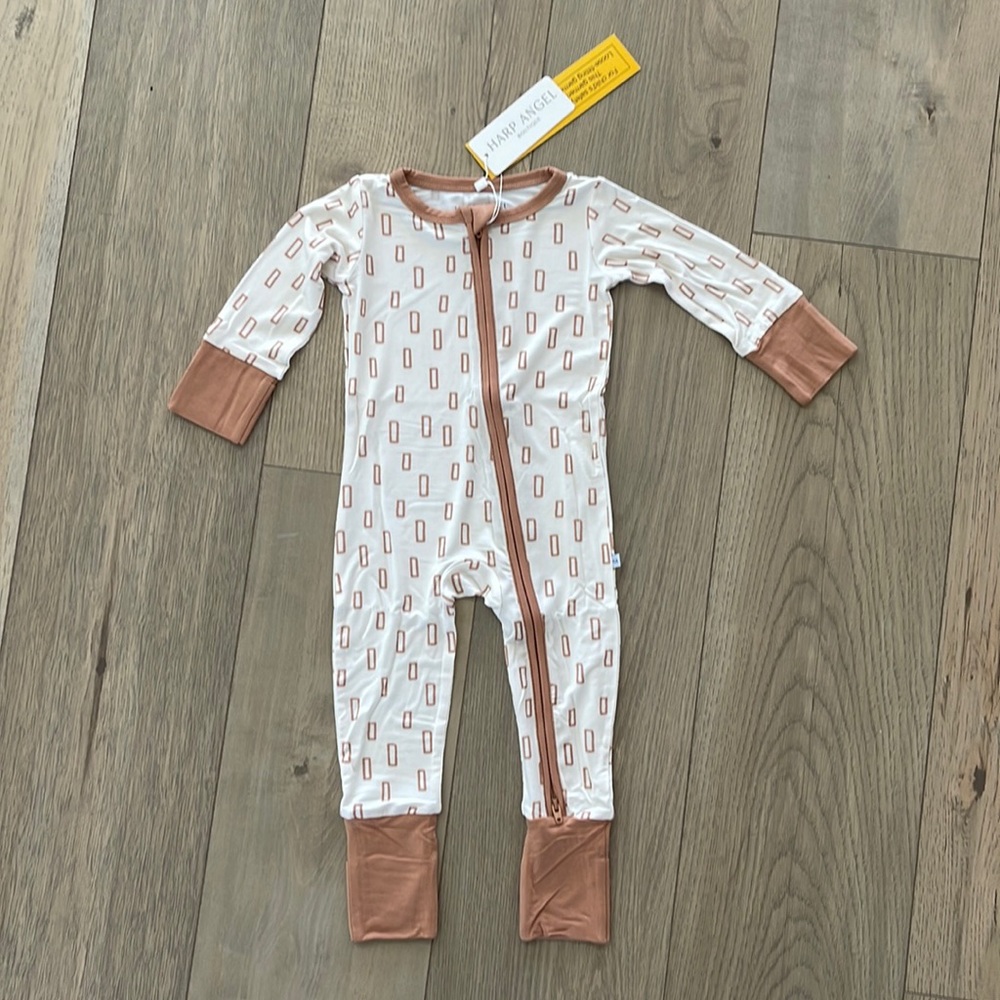 Bamboo two way zipper pj’s
